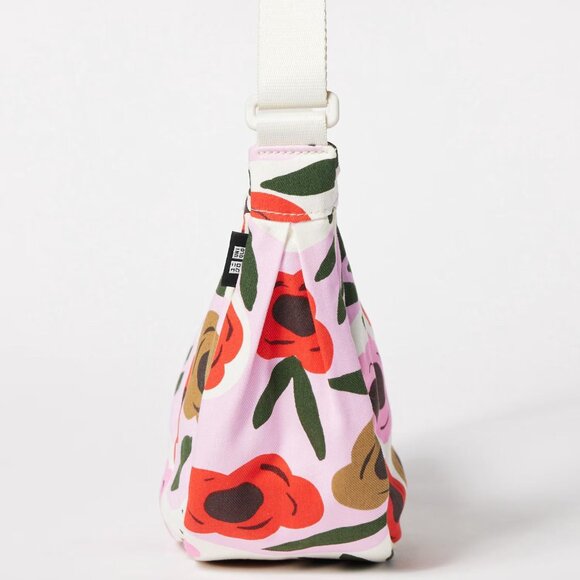 NWT Uniqlo x Marimekko Round Mini Shoulder Bag - Pink Floral - Picture 4 of 6